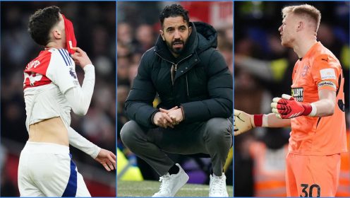 Manchester United, Amorim, Arsenal and West Ham feature heavily in ten biggest cock-ups this season