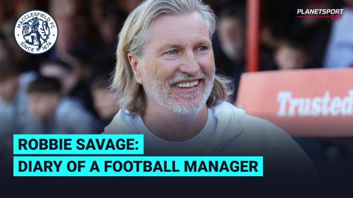 Robbie Savage, manager of Macclesfield.