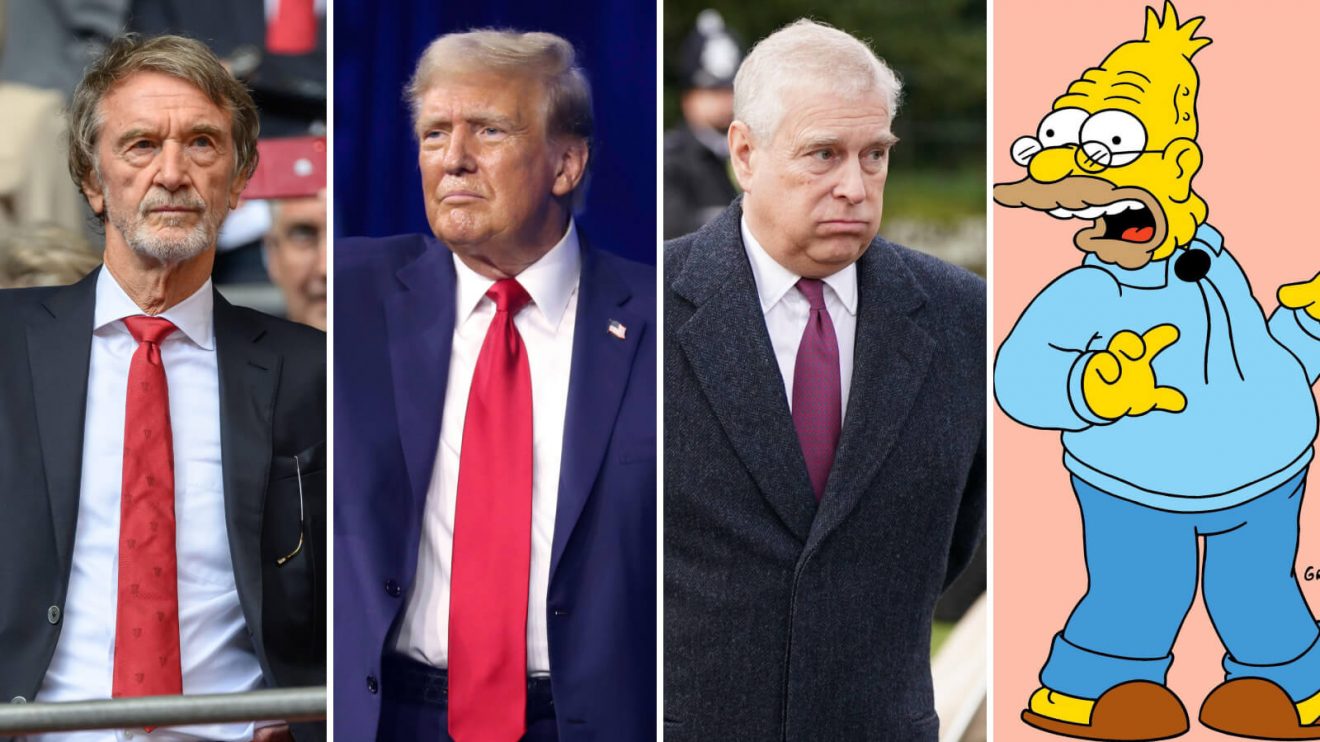 Ratcliffe, Trump, Prince Andrew and Grampa Simpson
