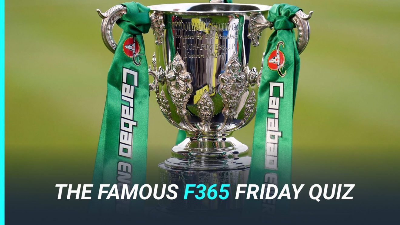 The Carabao Cup trophy.