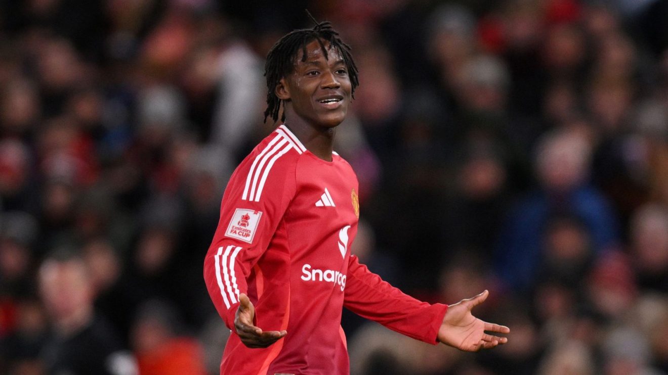 Man Utd midfielder Kobbie Mainoo