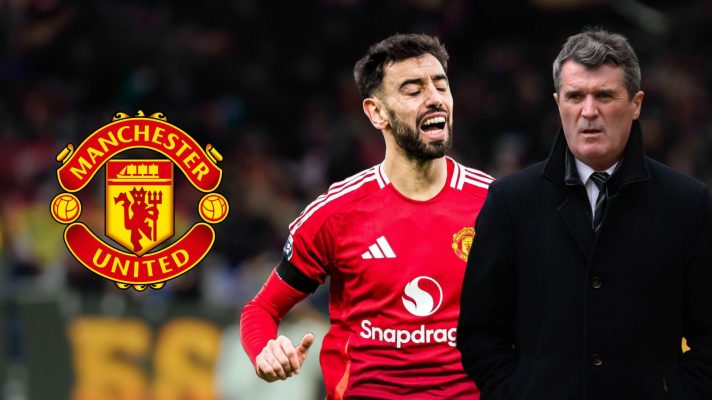 Man Utd Fernandes Keane
