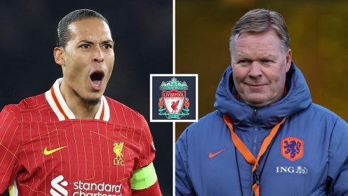 Koeman reveals what Van Dijk has told him about leaving Liverpool amid transfer claims