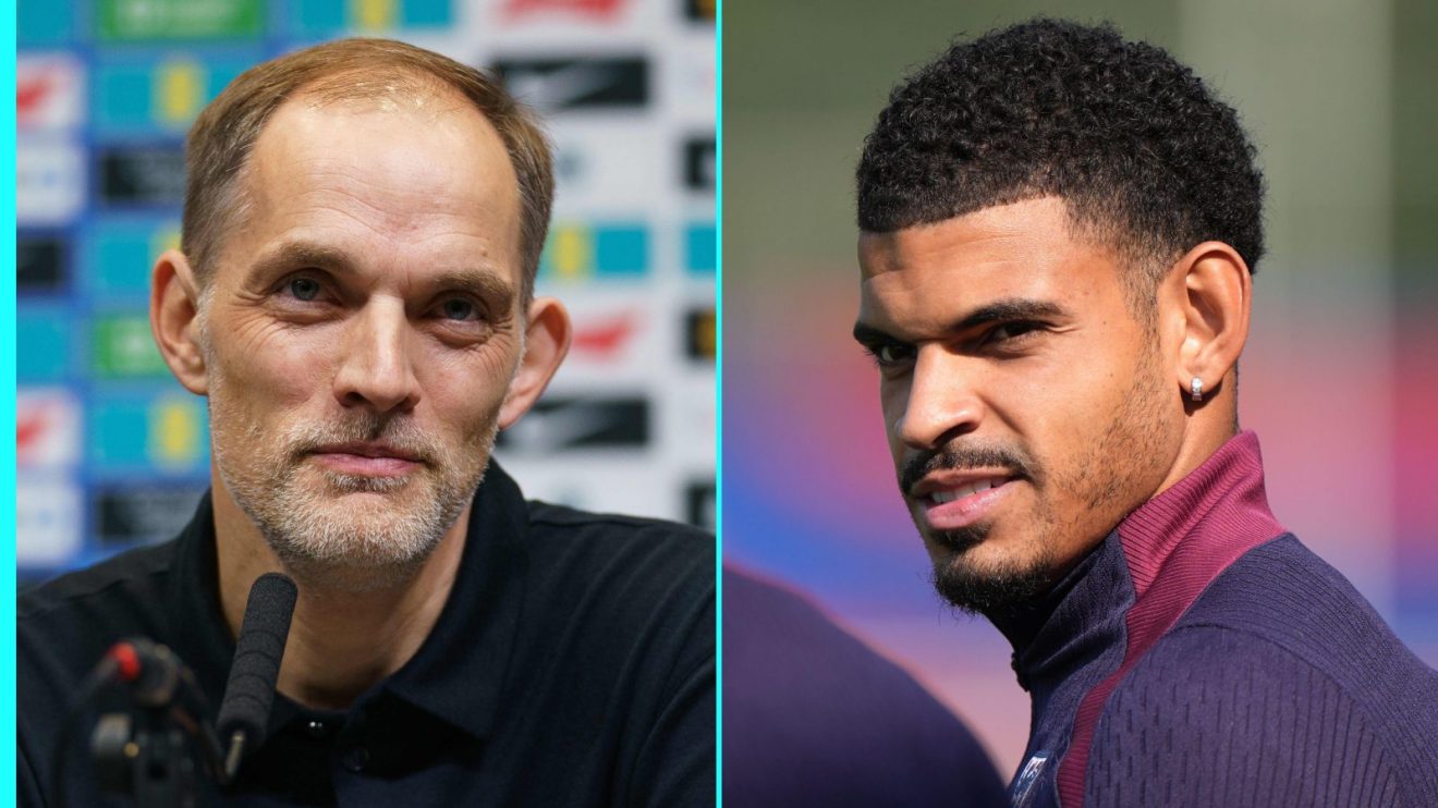 Thomas Tuchel and Morgan Gibbs-White