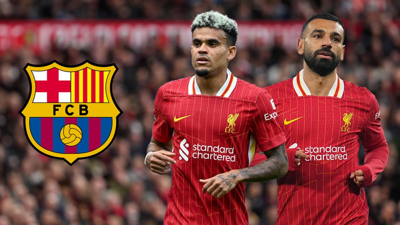 Liverpool stars Mohamed Salah and Luis Diaz