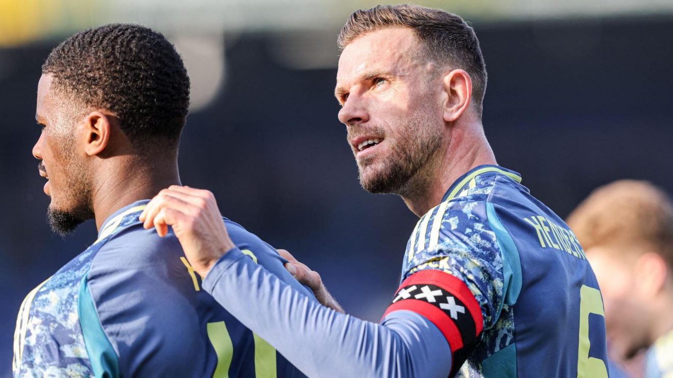 England midfielder Jordan Henderson during a match for Ajax