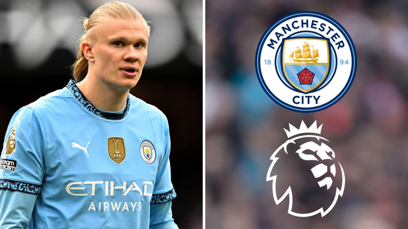 Man City striker Erling Haaland