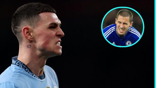 Phil Foden’s awful POTY defence puts him in Premier League hall of shame with Eden Hazard