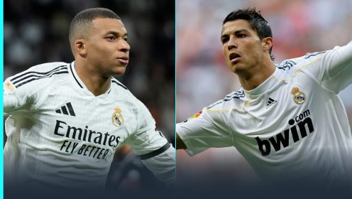 Kylian Mbappe reveals Cristiano Ronaldo conversations as debut goal tally equalled