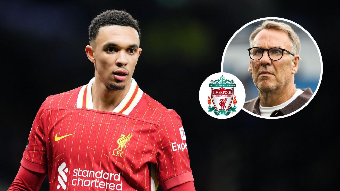 Liverpool defender Trent Alexander-Arnold and Paul Merson