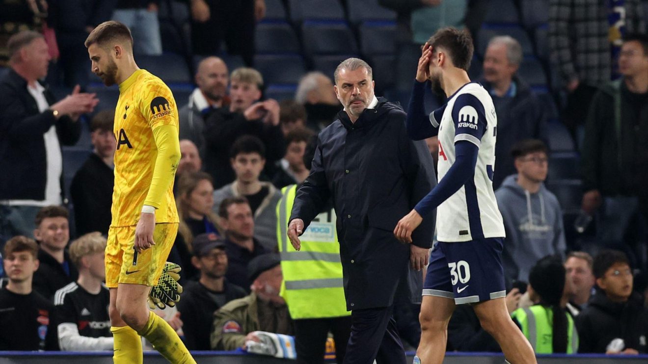 Tottenham boss Ange Postecoglou
