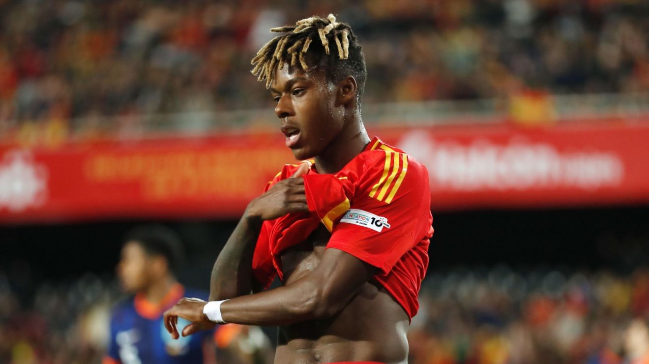 Spain forward Nico Williams