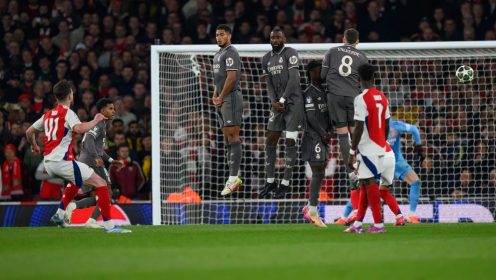Rice unveils new secret free-kick weapon as Arsenal dominate and dismantle Real Madrid