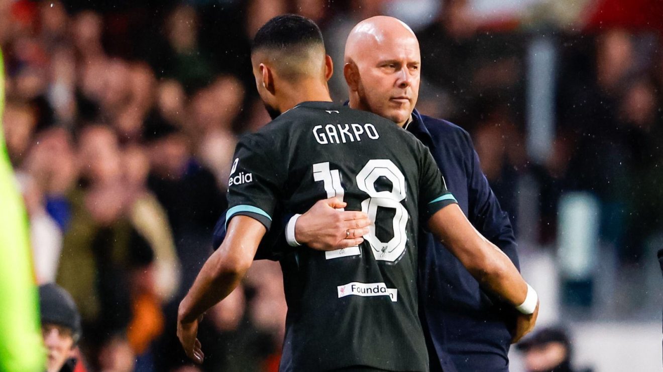 Arne Slot Cody Gakpo Liverpool