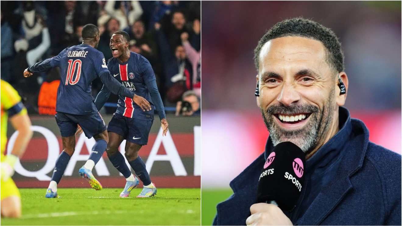 PSG players and Rio Ferdinand