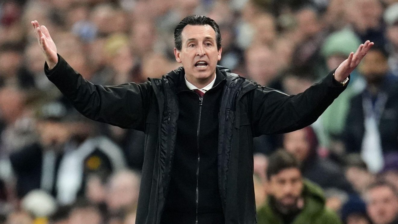 Aston Villa boss Unai Emery