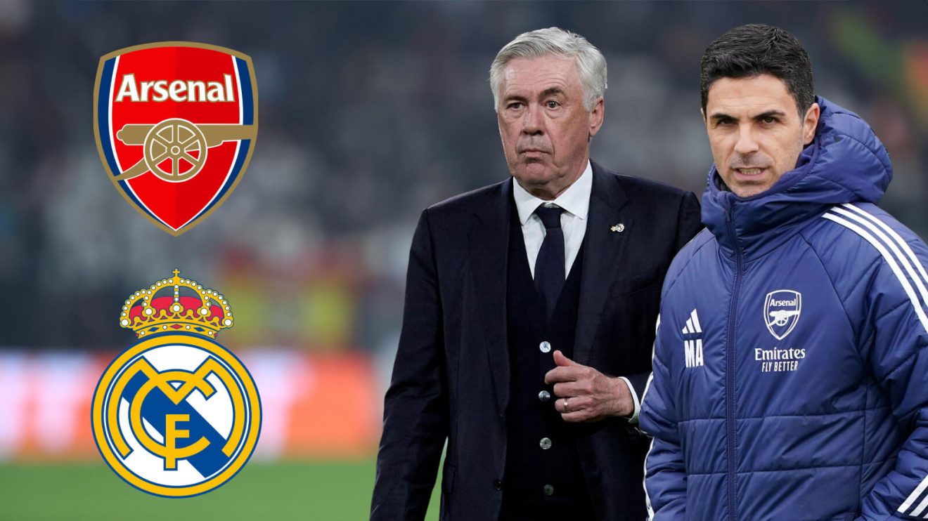 Arsenal boss Mikel Arteta and Carlo Ancelotti