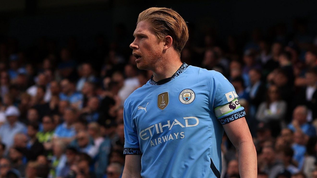 Man City midfielder Kevin De Bruyne
