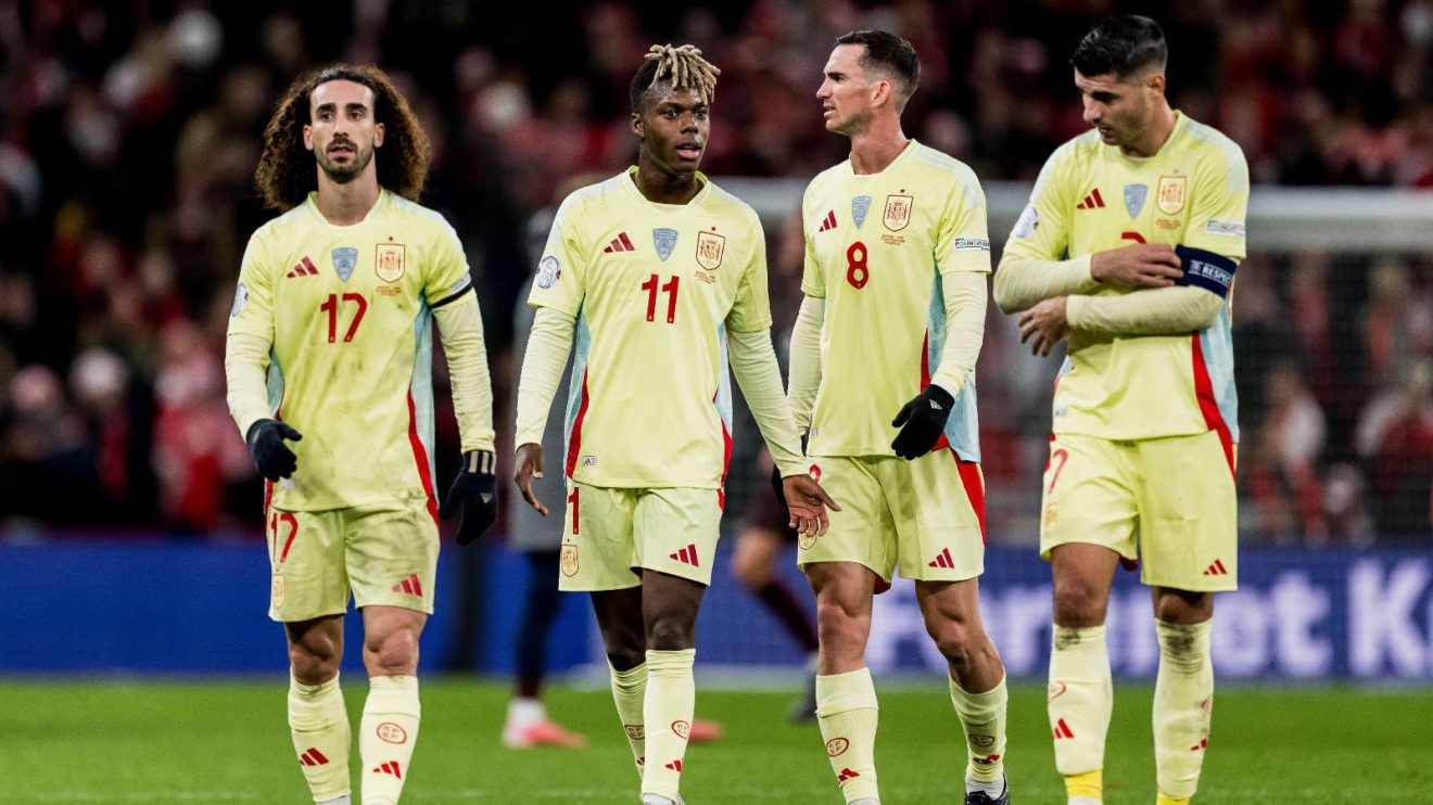 Cucurella, Williams, Ruiz, Morata, Spain