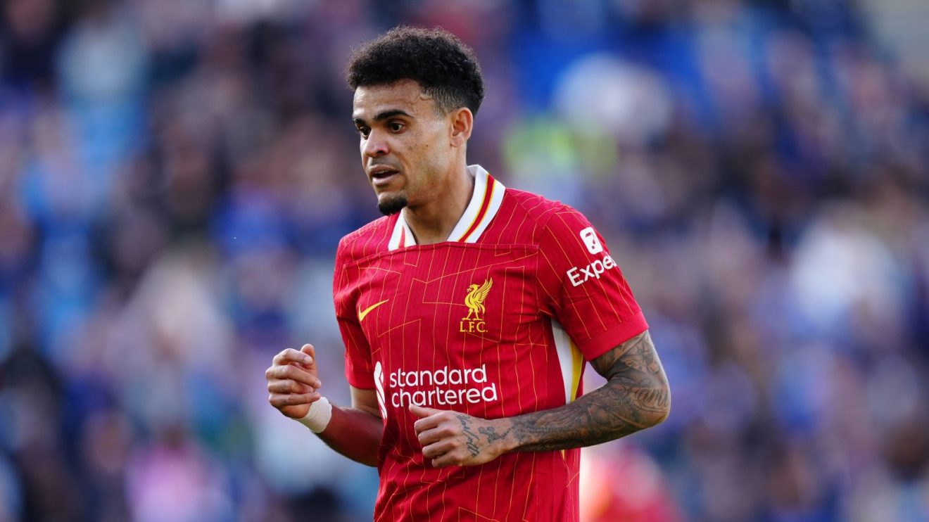 Liverpool winger Luis Diaz