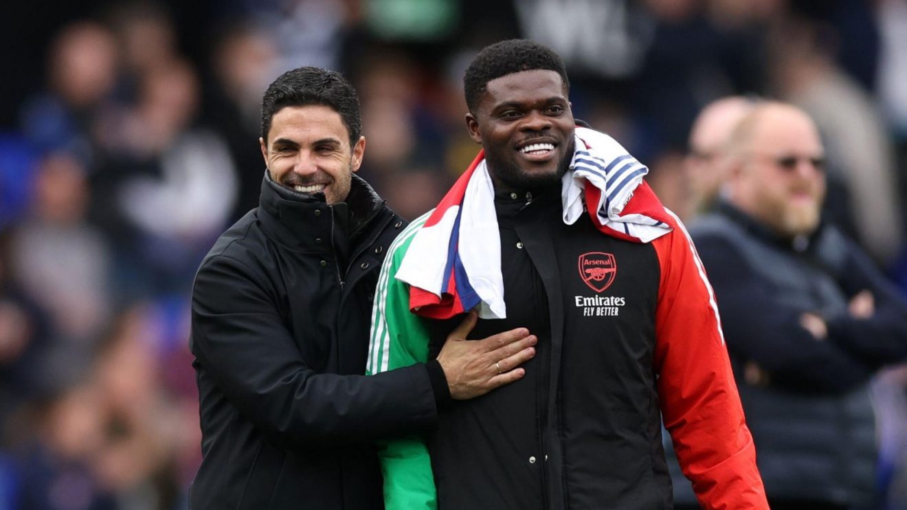 Arsenal midfielder Thomas Partey