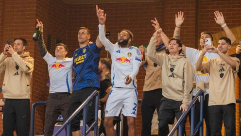 Leeds stars revel in promotion, fire explicit dig at Chris Wilder
