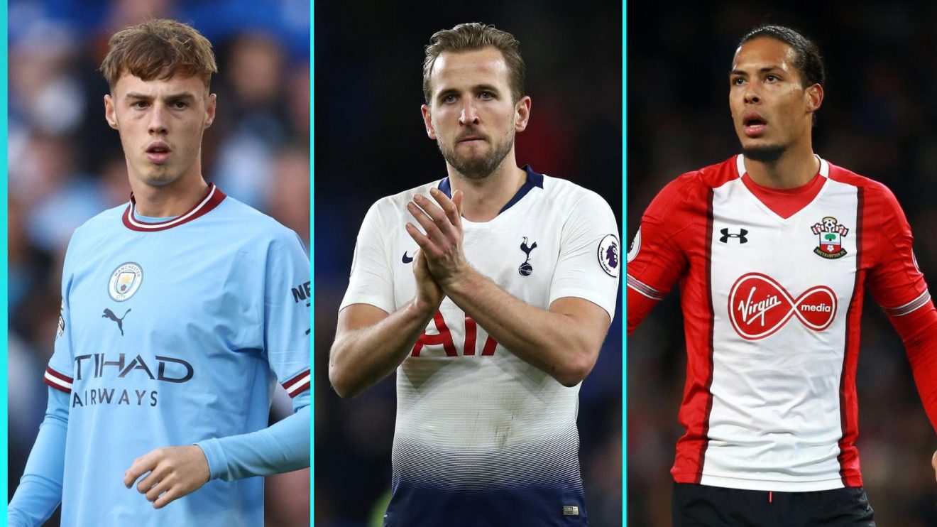 Cole Palmer, Harry Kane and Virgil van Dijk