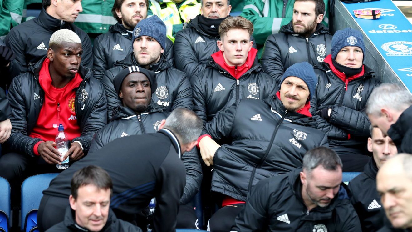Manchester United players including Paul Pogba, Zlatan Ibrahimovic and Bastian Schweinsteiger