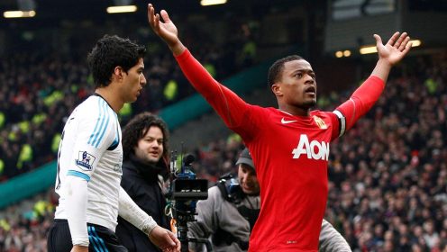 ‘He can bite me’ – Man Utd icon Patrice Evra calls out Luis Suarez in shock MMA announcement