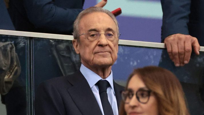 Real Madrid president Florentino Perez
