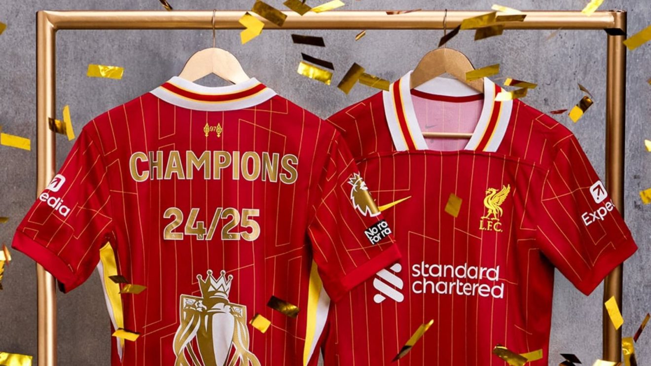 Liverpool champions shirts