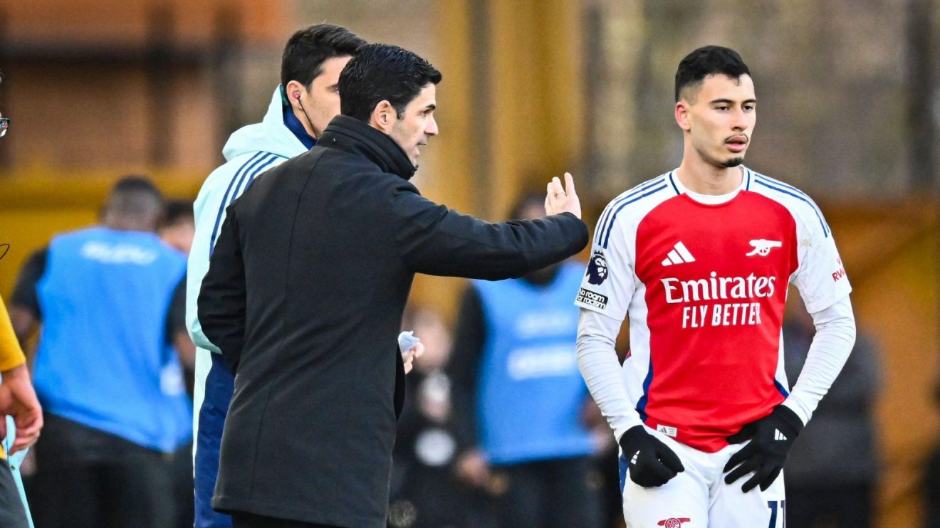 Arsenal winger Gabriel Martinelli