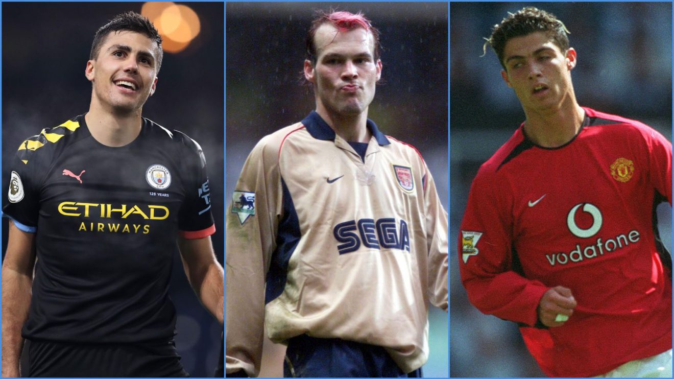 Manchester City's Rodri, Arsenal's Freddie Ljungberg and Manchester United forward Cristiano Ronaldo