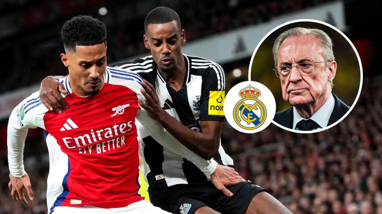 Saliba Isak Florentino Perez Real Madrid