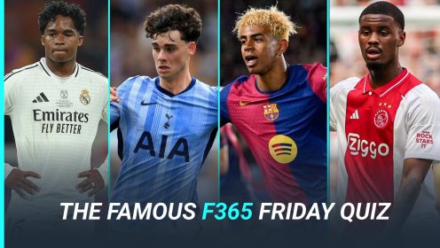 The Famous F365 Friday Quiz: Wonderkids edition…