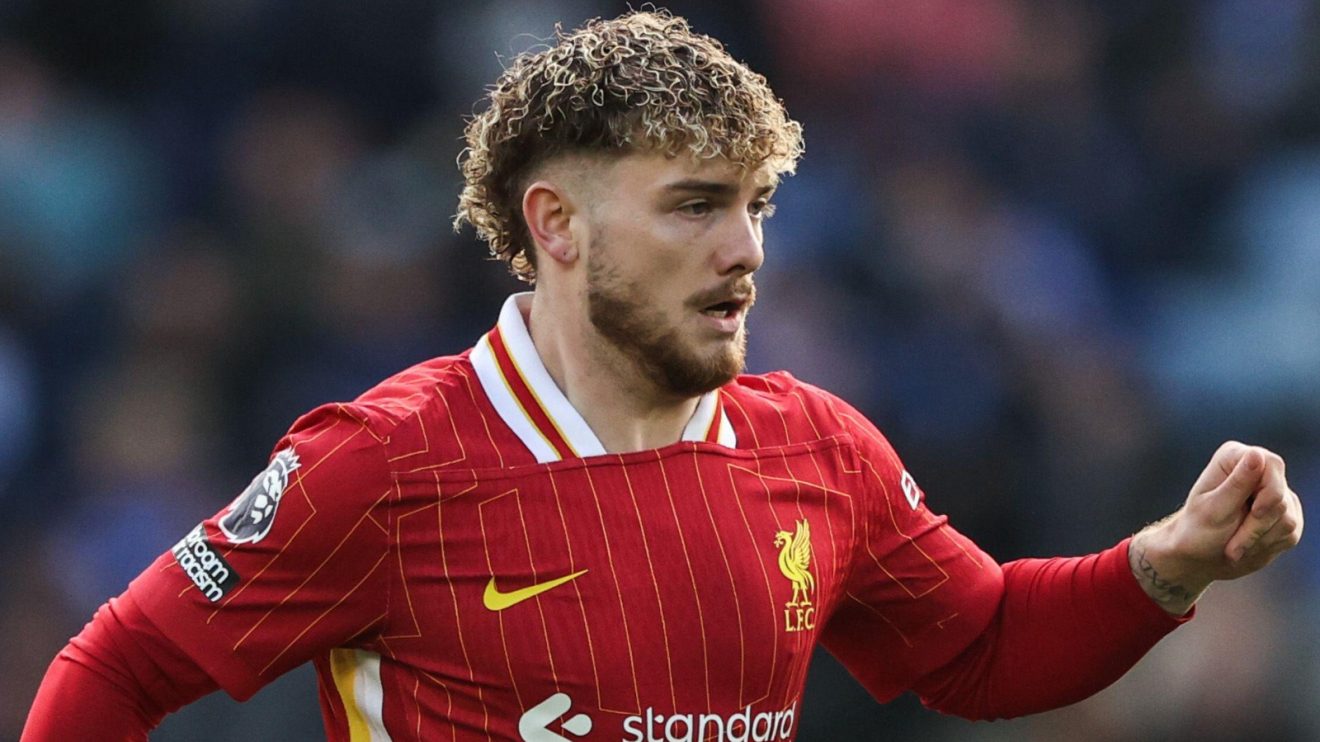 Liverpool midfielder Harvey Elliott in action