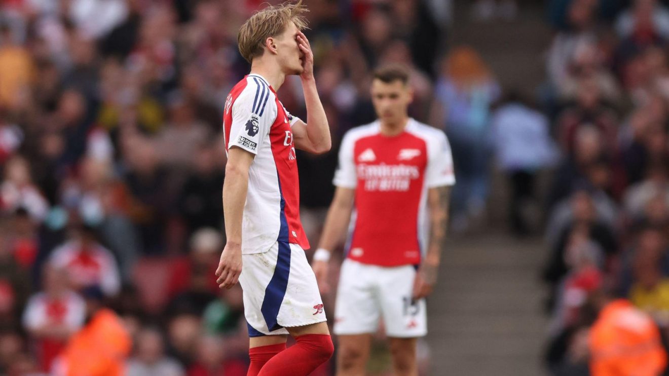 Arsenal captain Martin Odegaard