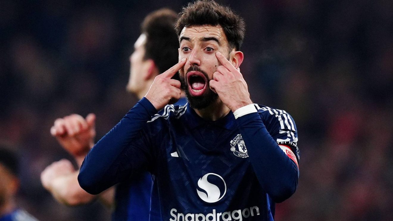 Man Utd captain Bruno Fernandes