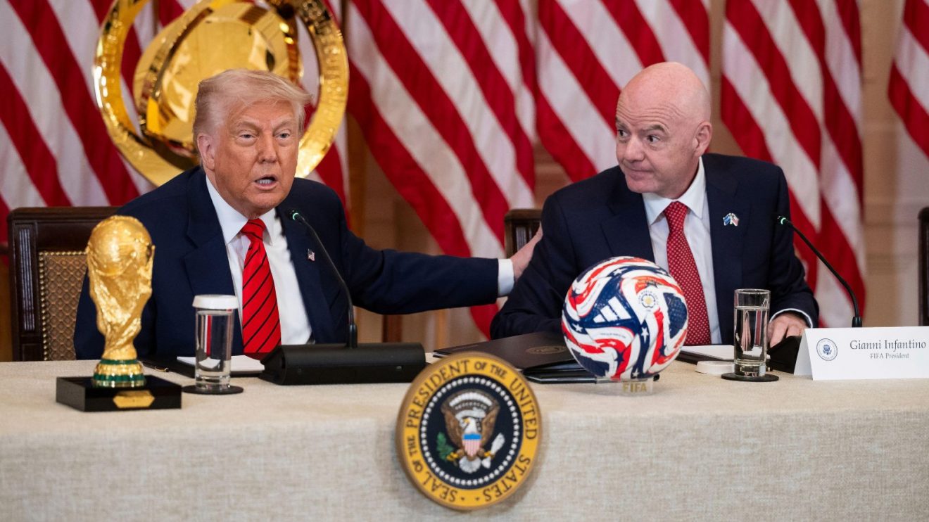 Donald Trump and Gianni Infantino