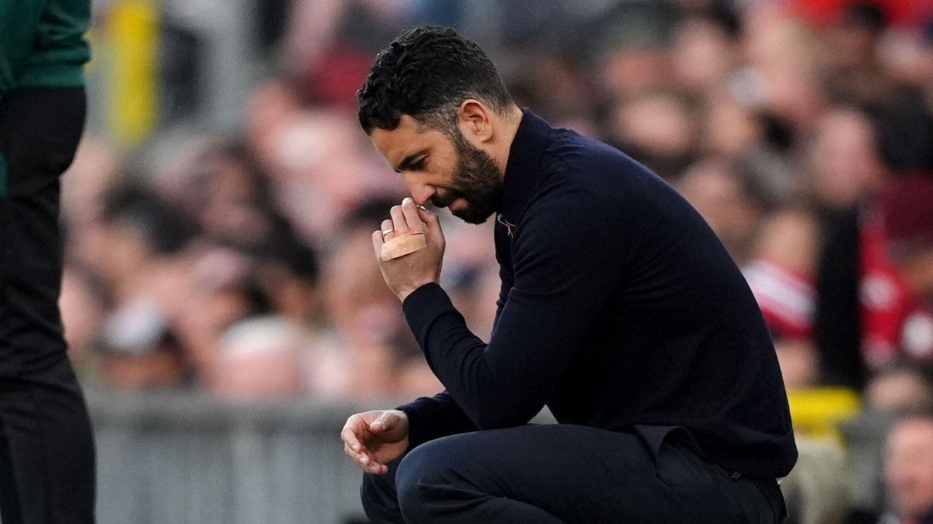 Manchester United manager Ruben Amorim