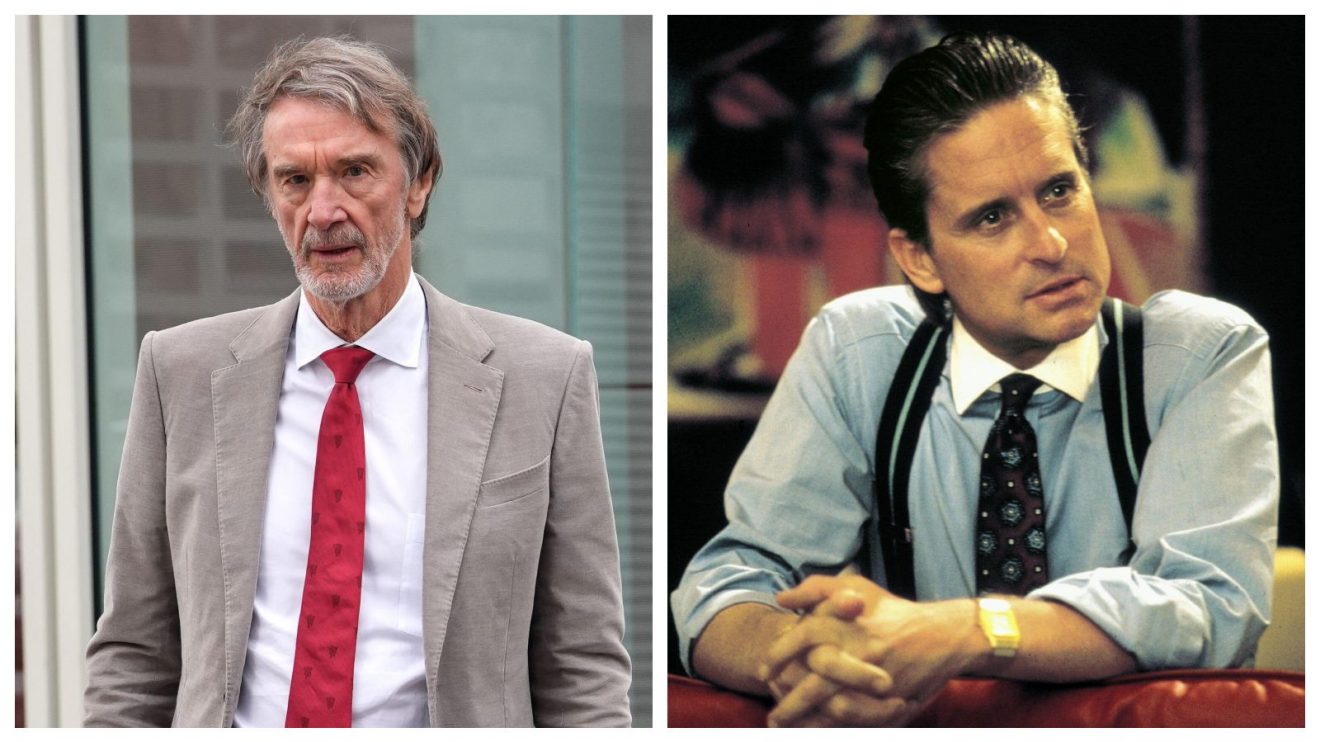 Sir Jim Ratcliffe and Gordon Gekko