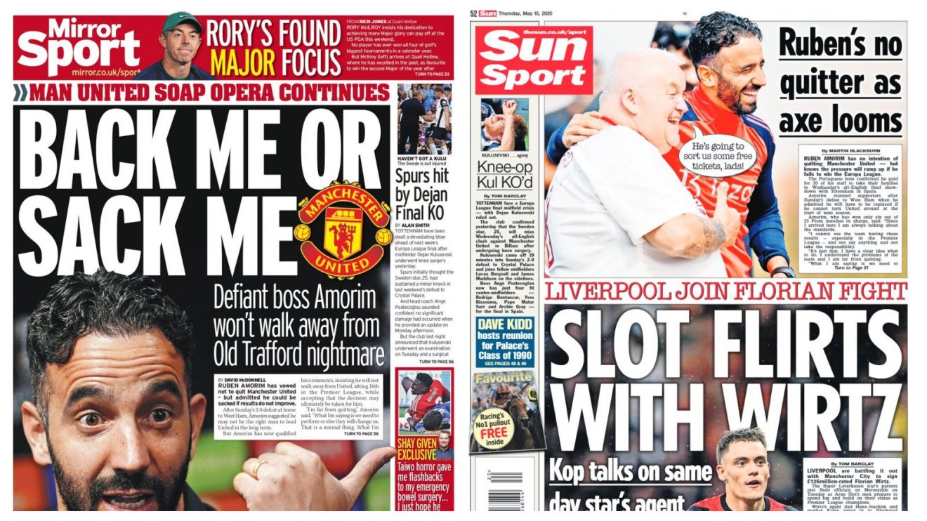 Ruben Amorim back pages