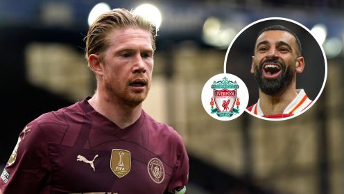 ‘We have a space for him!’ – Salah invites ‘phenomenal’ De Bruyne to join him at Liverpool