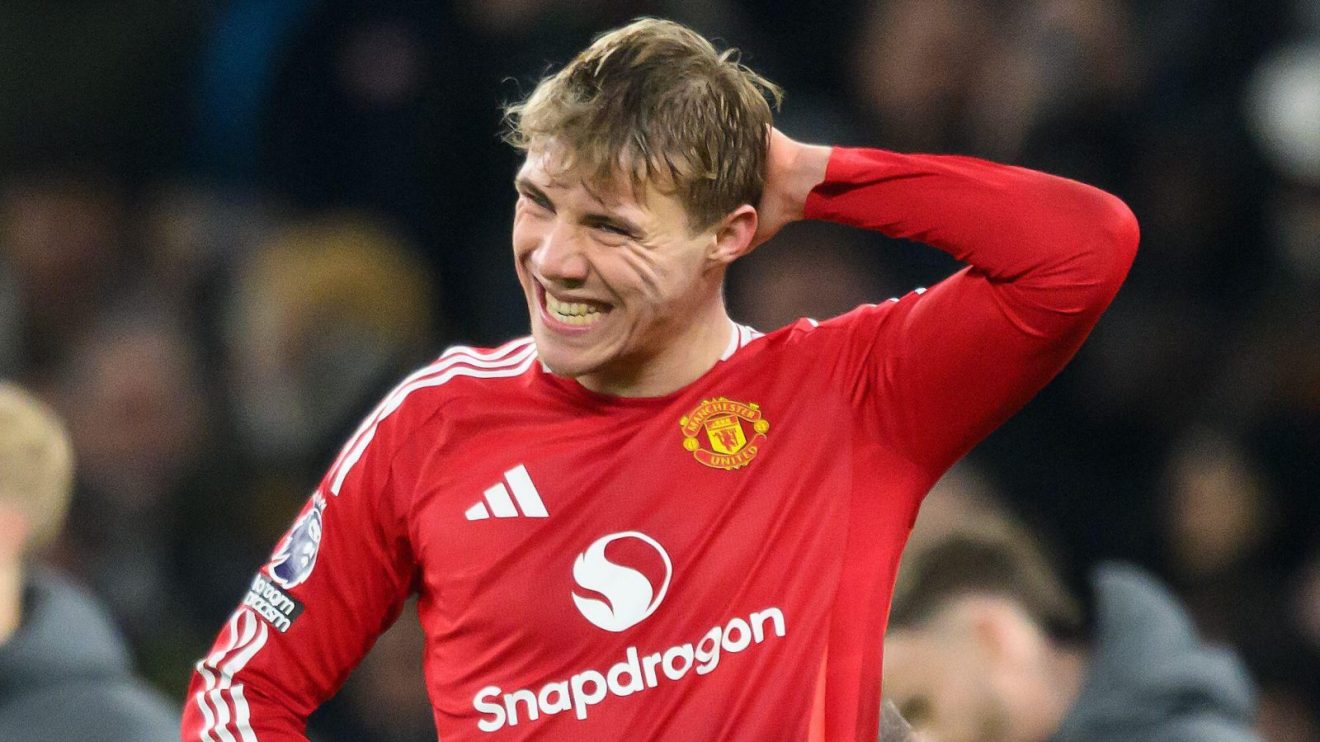 Man Utd 'striker' Rasmus Hojlund