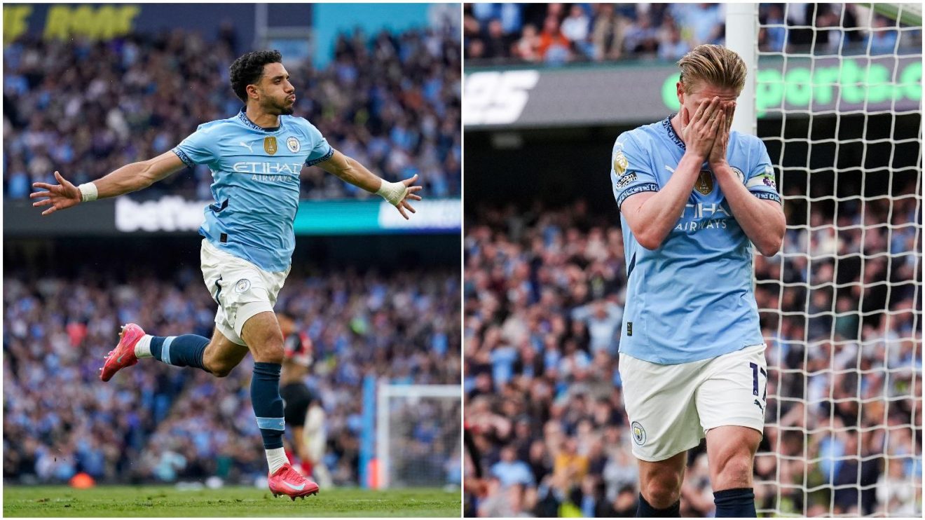 Man City players Omar Marmoush and Kevin De Bruyne