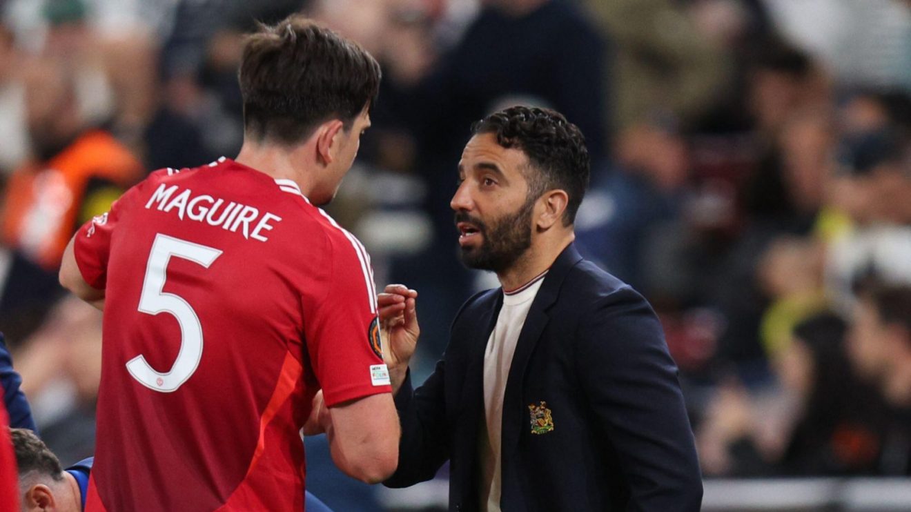 Harry Maguire and Ruben Amorim