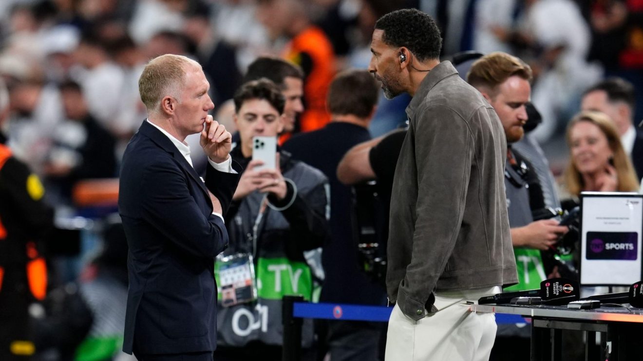 Paul Scholes and Rio Ferdinand on TNT