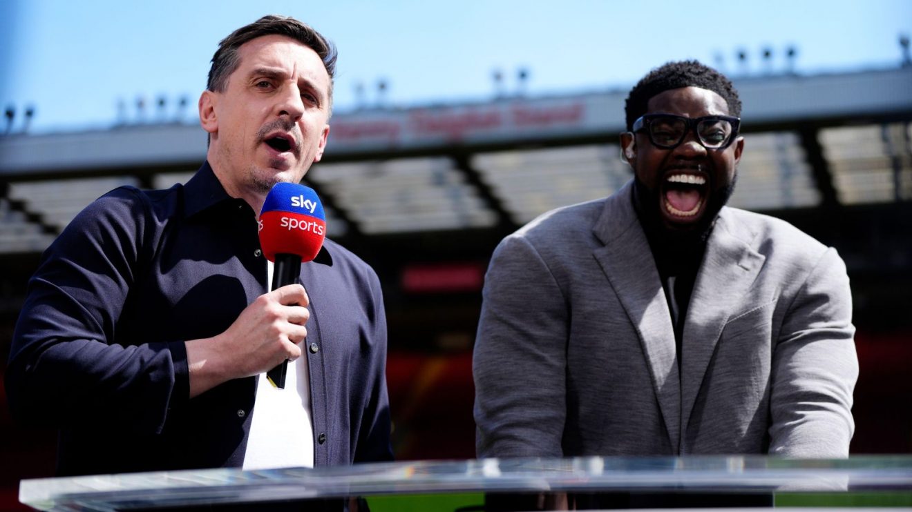 Sky Sports pundits Gary Neville and Micah Richards