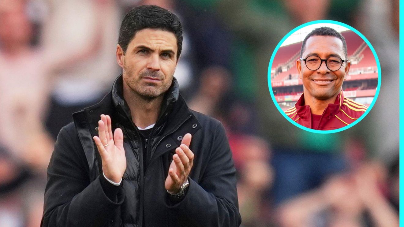 Mikel Arteta and Gilberto Silva