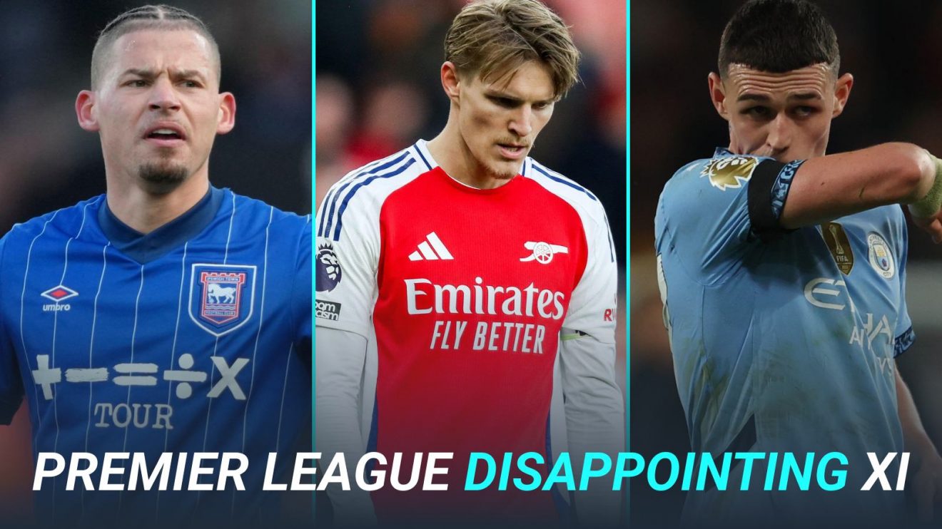 Kalvin Phillips, Martin Odegaard, Phil Foden disappointing XI graphic